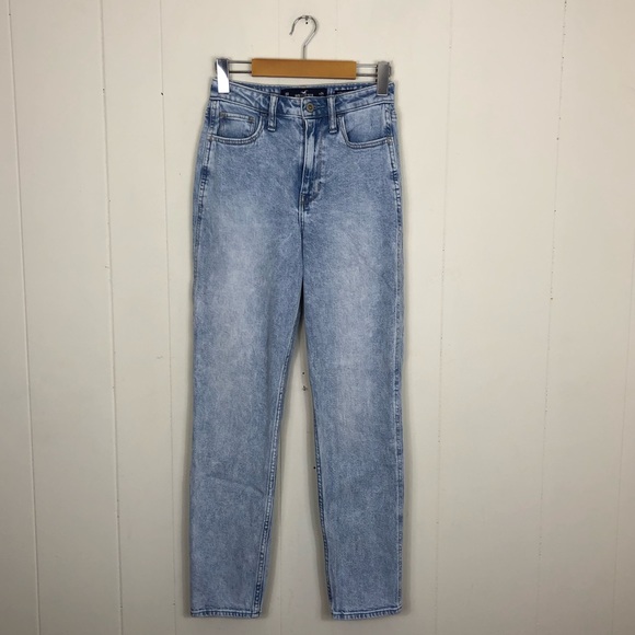 Hollister Vintage Stretch Ultra High-rise Mom Jeans Sz 0R - Picture 5 of 12